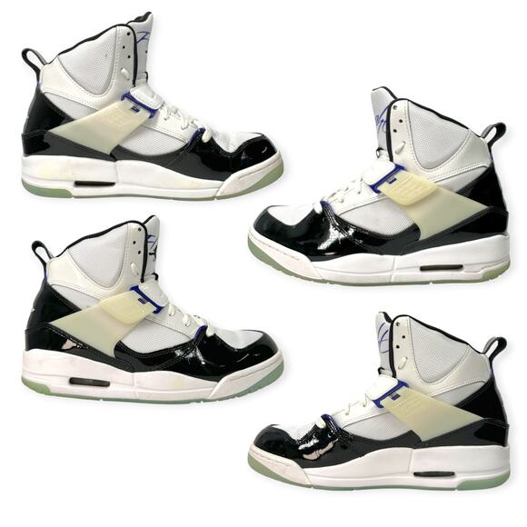 Jordan Flight 45 High Concord Basketball Sneaker Shoe US 8 with Box - DC2571-100 - Picture 9 of 12